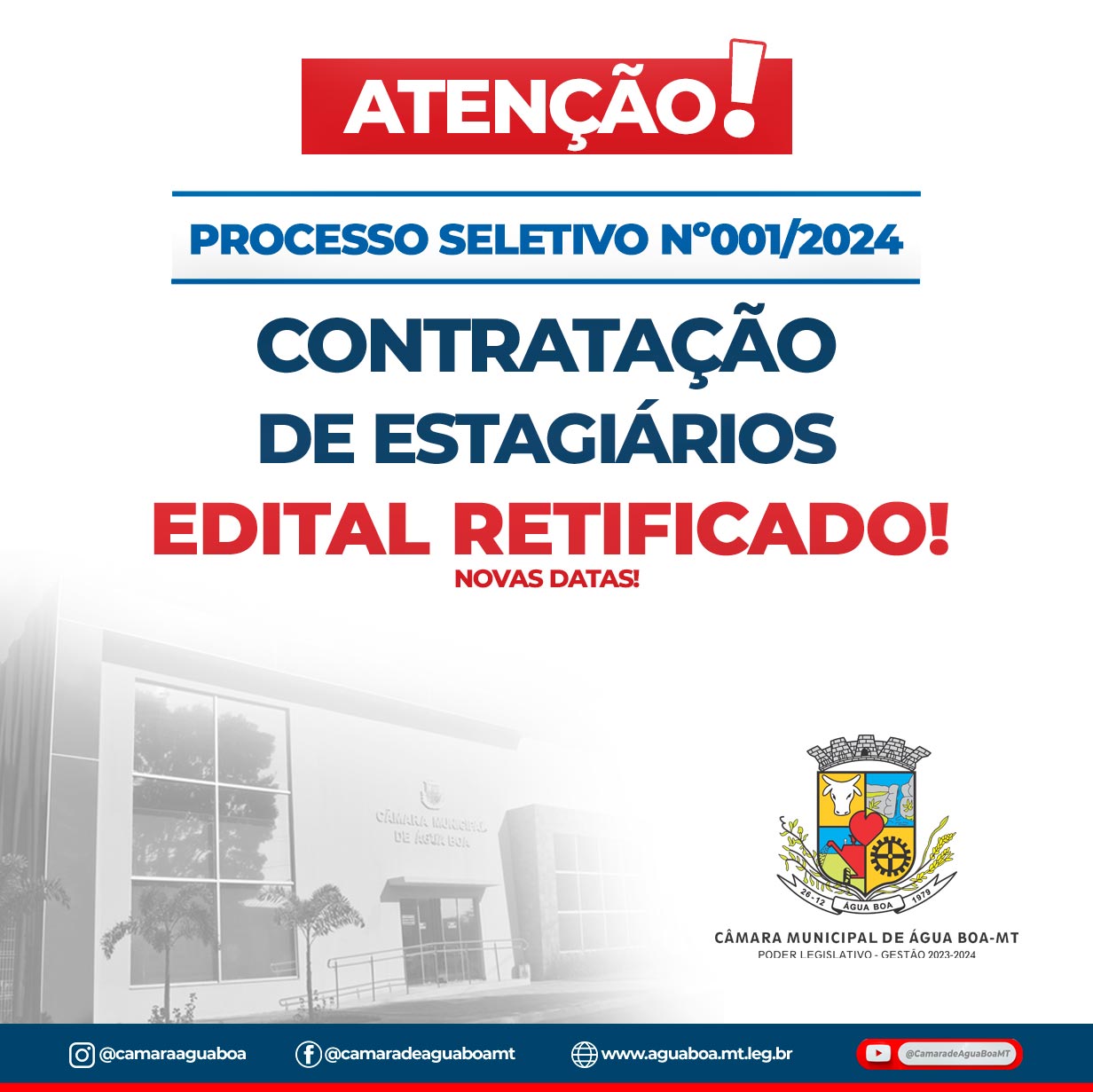 banner site processo seletivo 2024 RETIFICADO