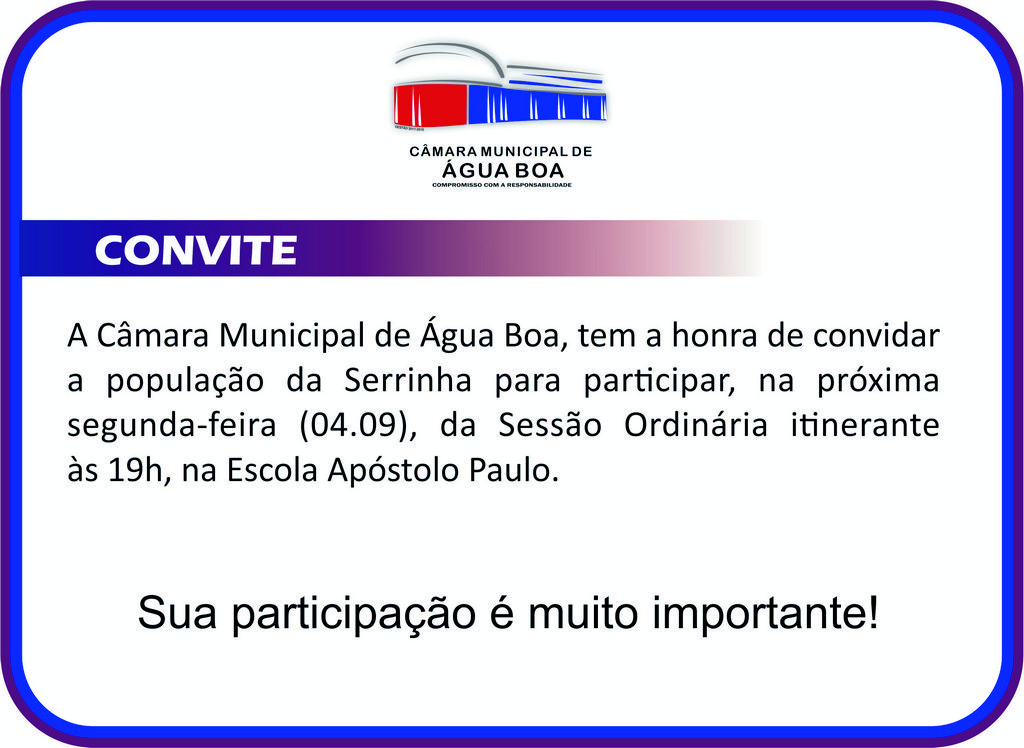 convite serrinha
