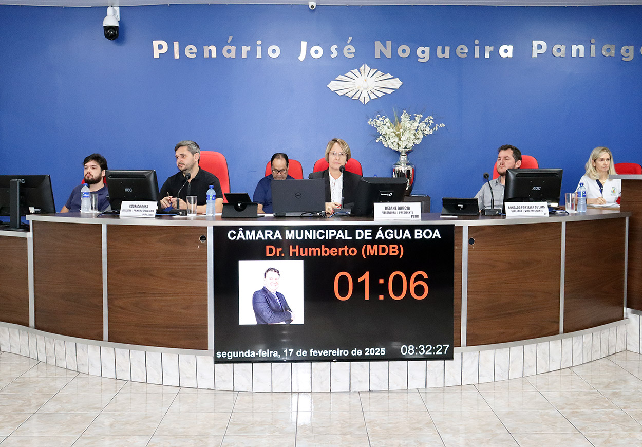 mesa diretora